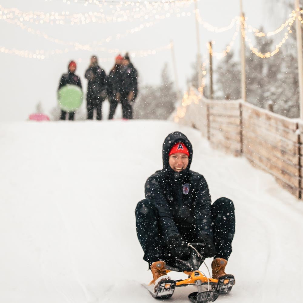 Lapland Winter Park area ticket and lunch bundle in Rovaniemi